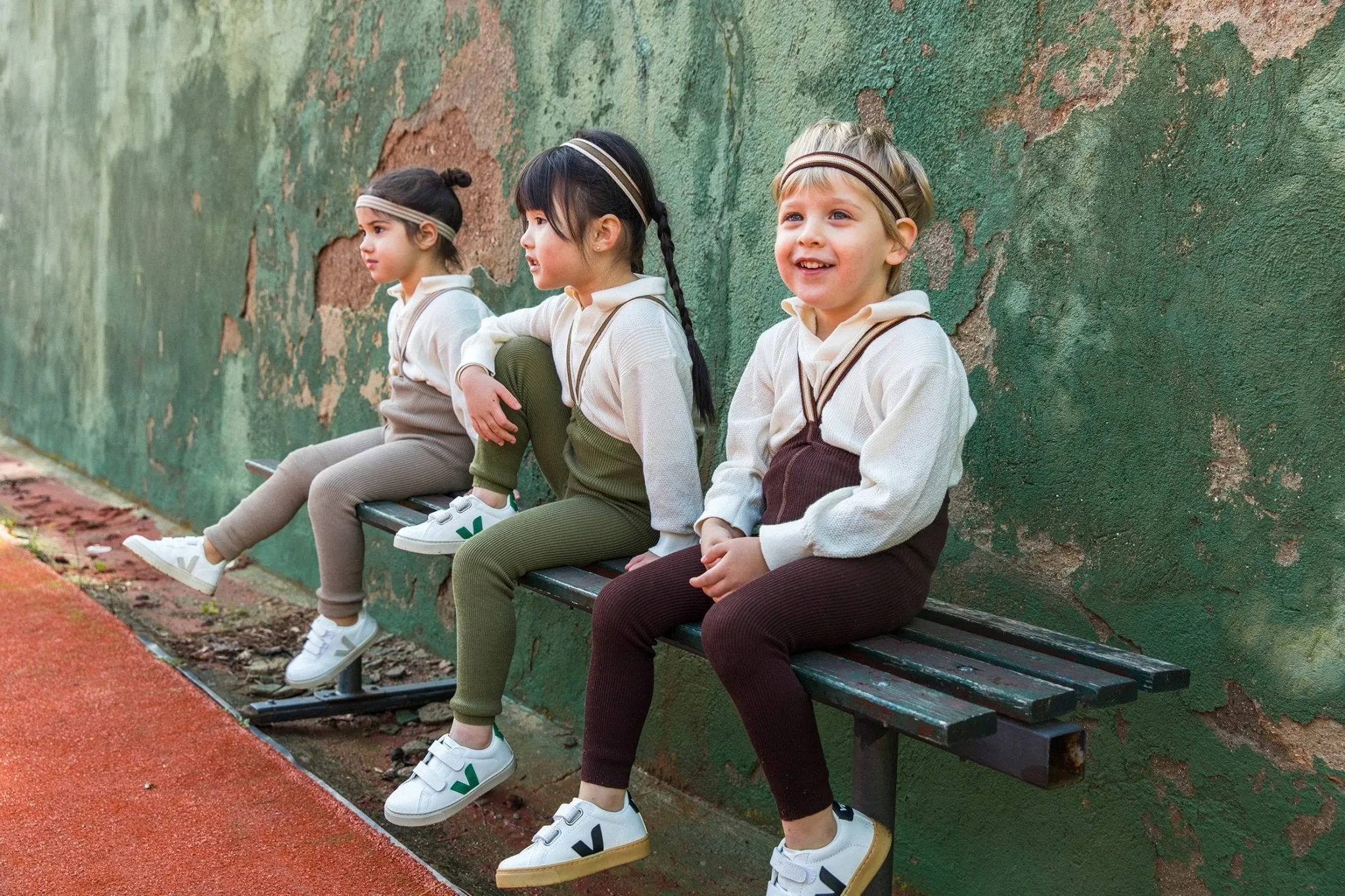 Silly Silas: Retro Ribbed Footless Tights - Chocolate Brown Stripes