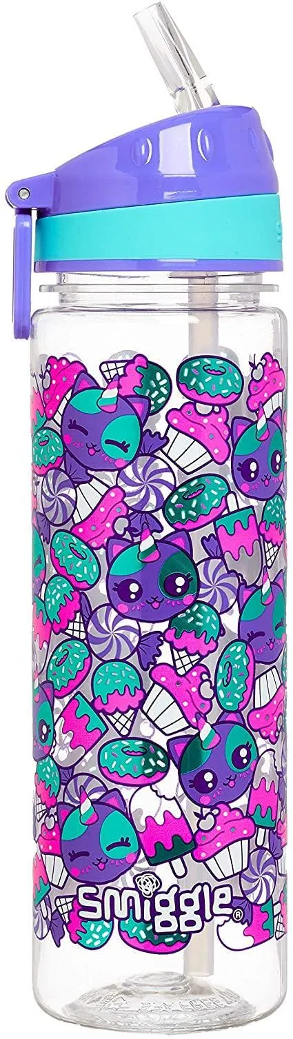 SMIGGLE Budz Drink Bottle - Purple