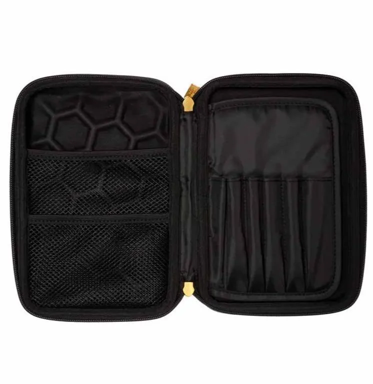 SMIGGLE Gold Hardtop Pencil Case - Black