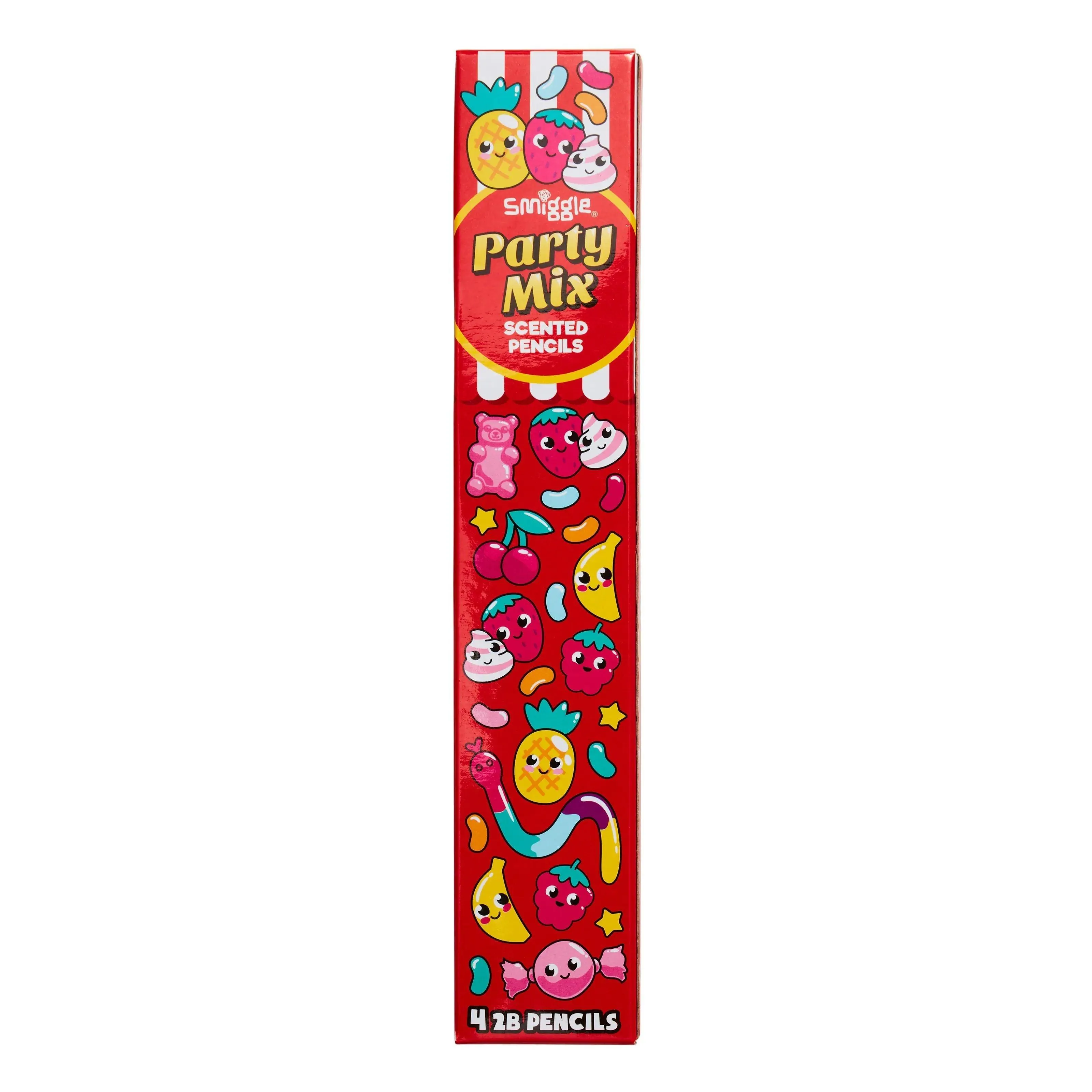 SMIGGLE Scented Pencil Pack X4 - Party Mix