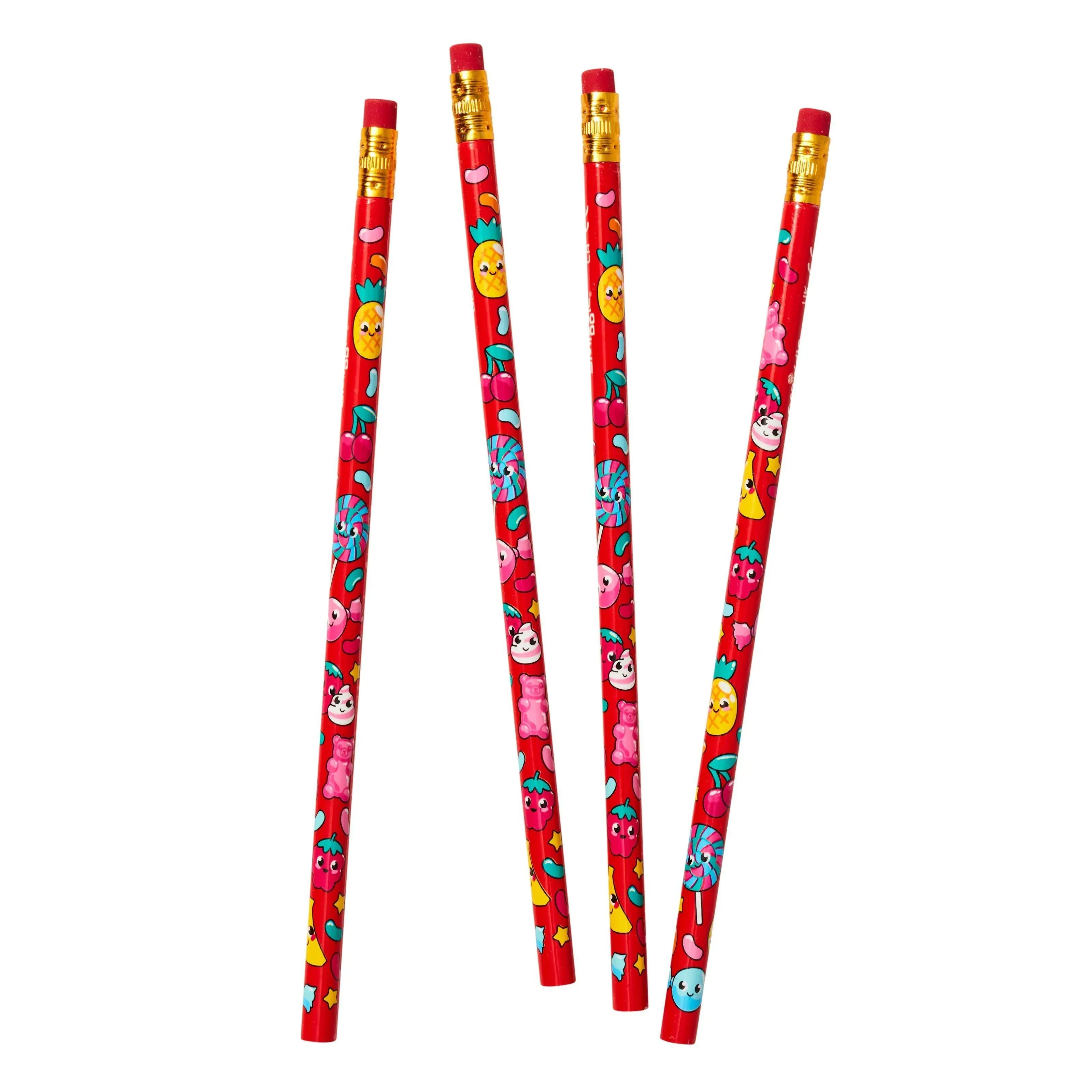 SMIGGLE Scented Pencil Pack X4 - Party Mix