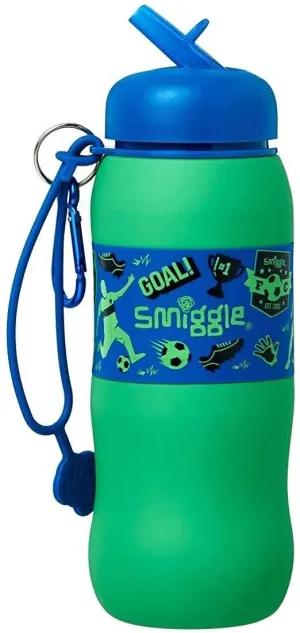 SMIGGLE Tops Silicone Roll Water Bottle - Green
