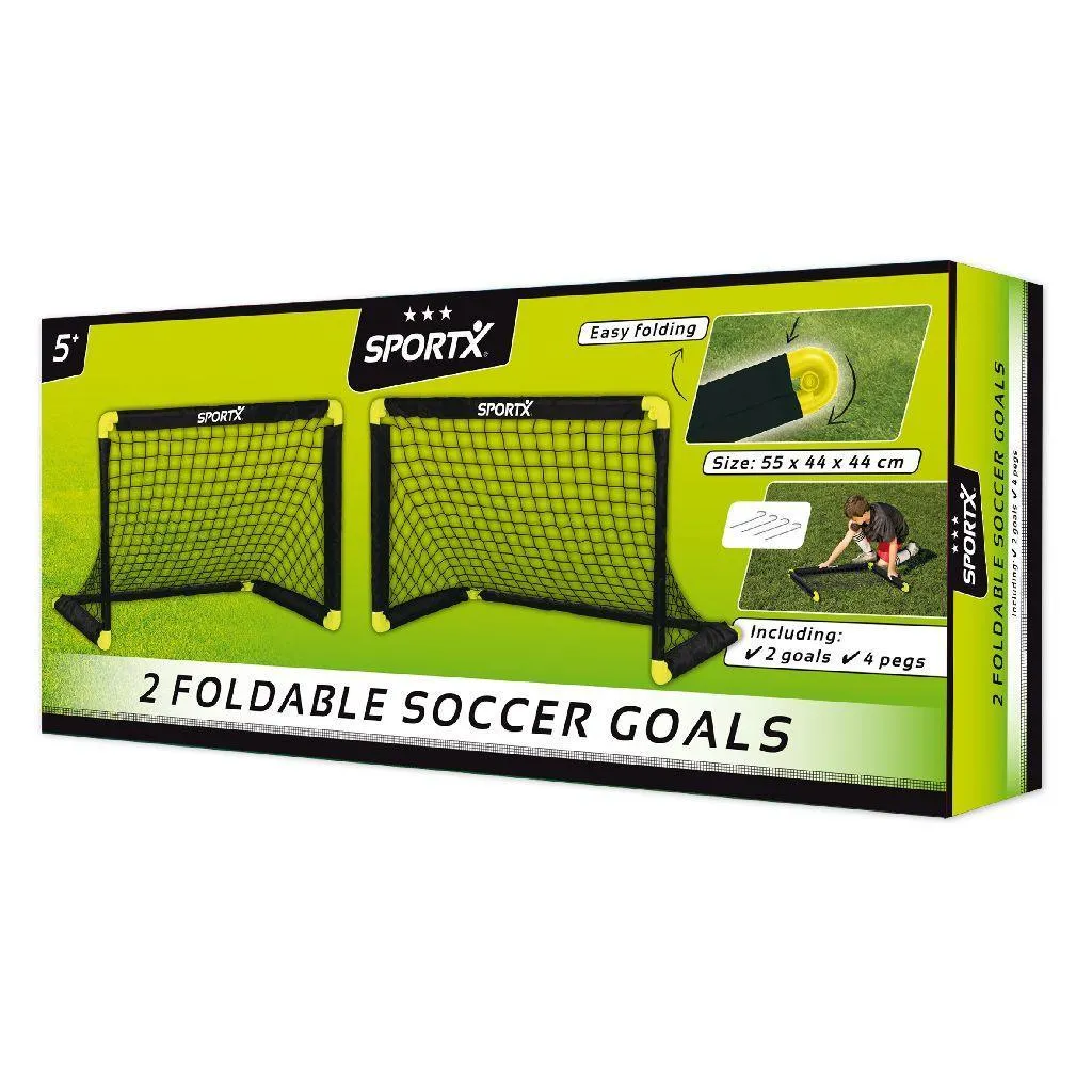 SportX Soccer Goal Set with 2 Goals