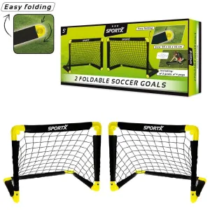 SportX Soccer Goal Set with 2 Goals