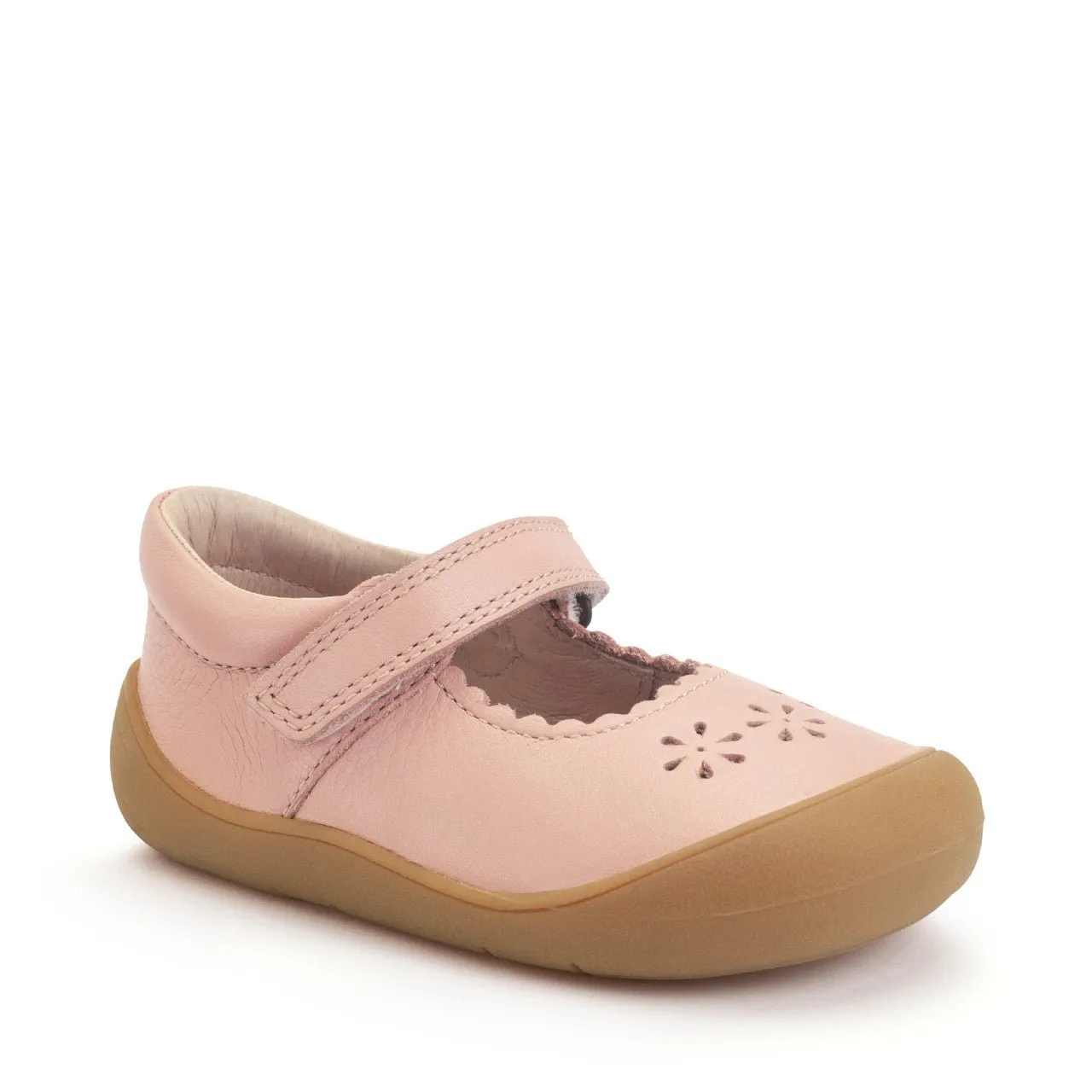 Start-Rite: Eva - Dusky Pink Leather Flowers