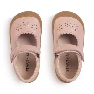 Start-Rite: Eva - Dusky Pink Leather Flowers