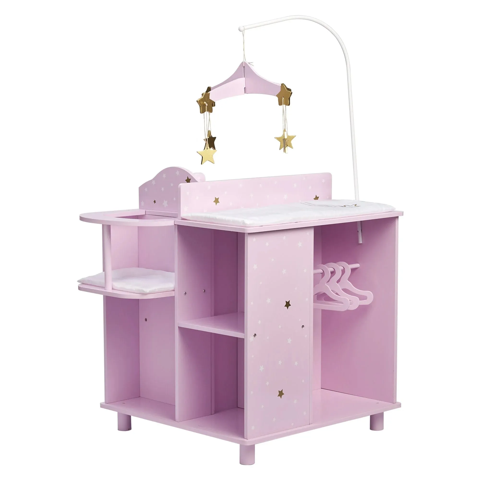 Teamson USA Olivia's Little World Twinkle Stars Princess 4-in-1 Baby Doll Furniture