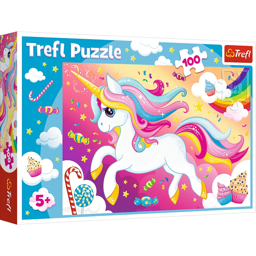 TREFL 100 PIECE PUZZLE BEAUTIFUL UNICORN