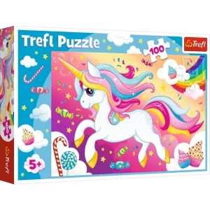 TREFL 100 PIECE PUZZLE BEAUTIFUL UNICORN