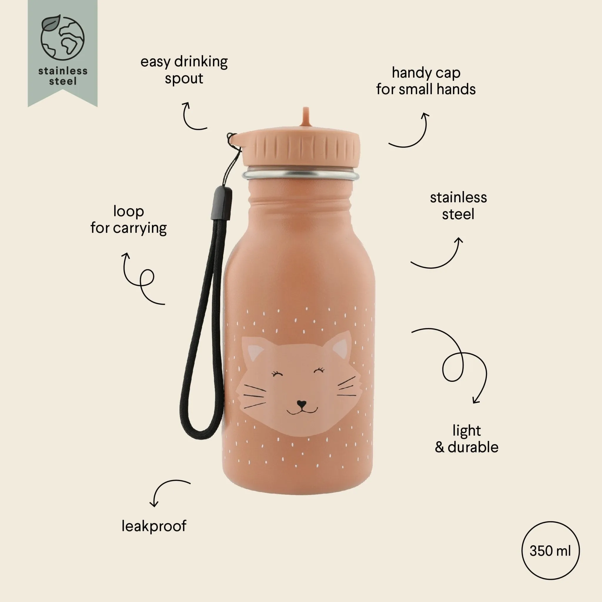 Trixie: Bottle 350ml - Mrs. Cat
