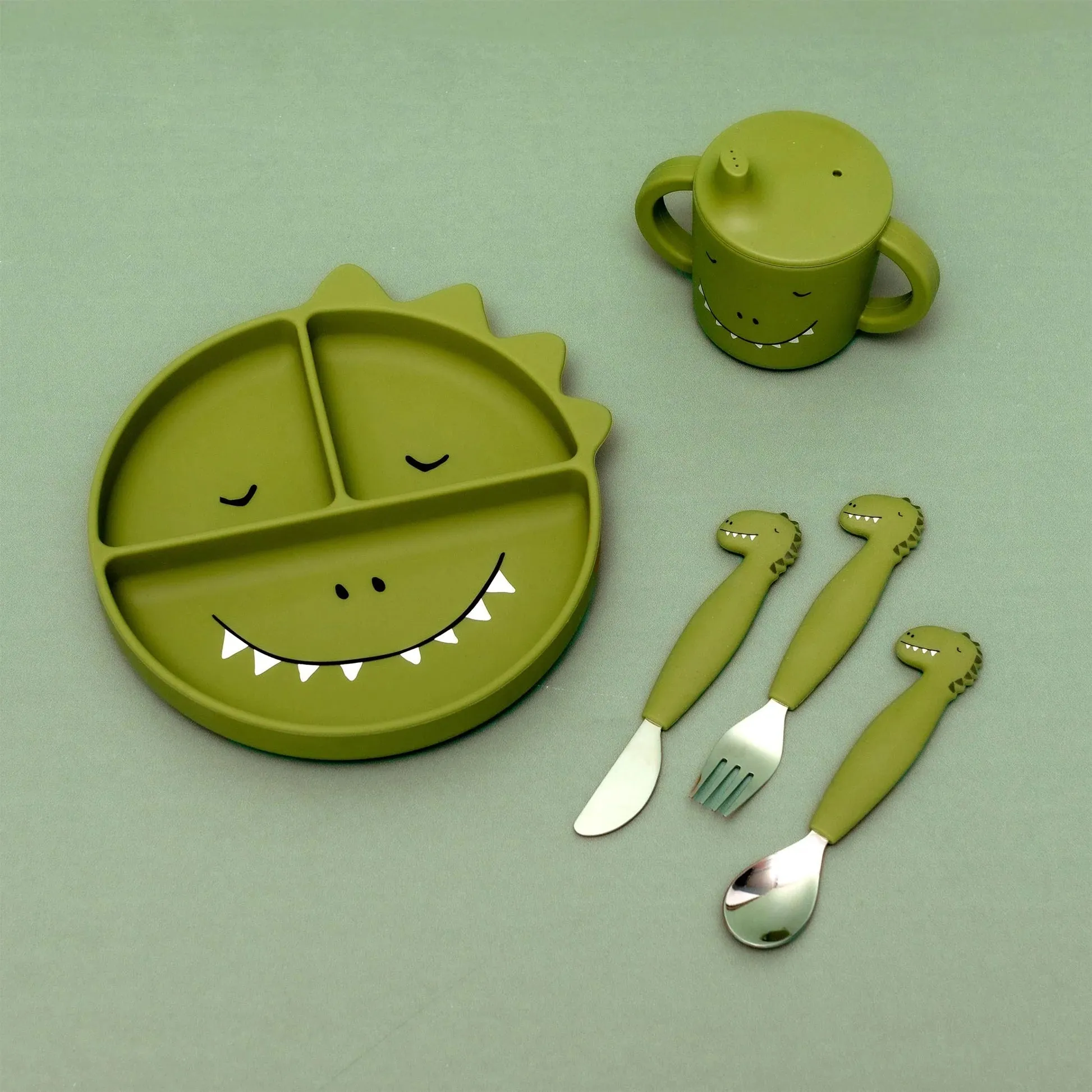 Trixie: Mr Dino - Divided Suction Plate