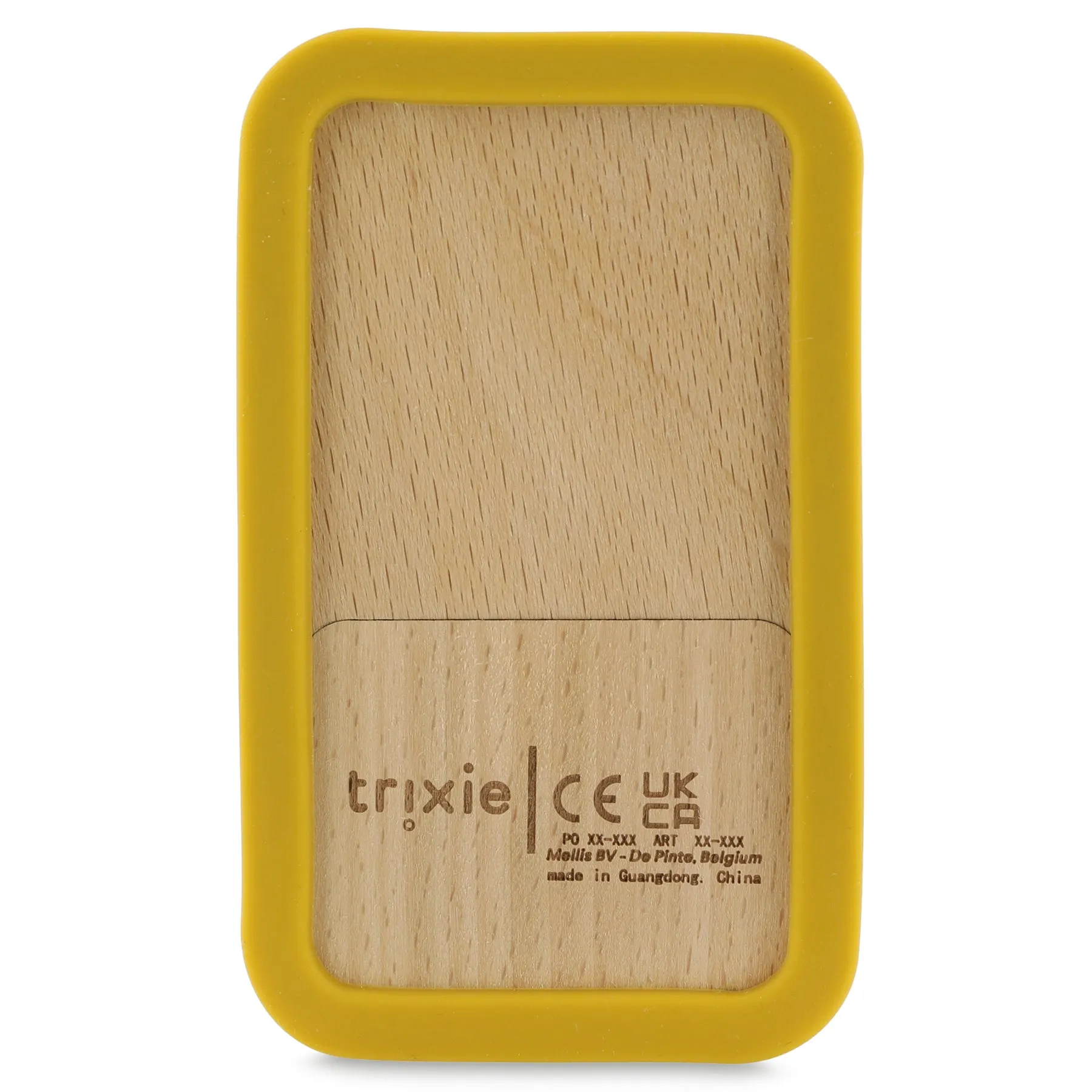 Trixie: Wooden silicone baby phone - Mr. Lion