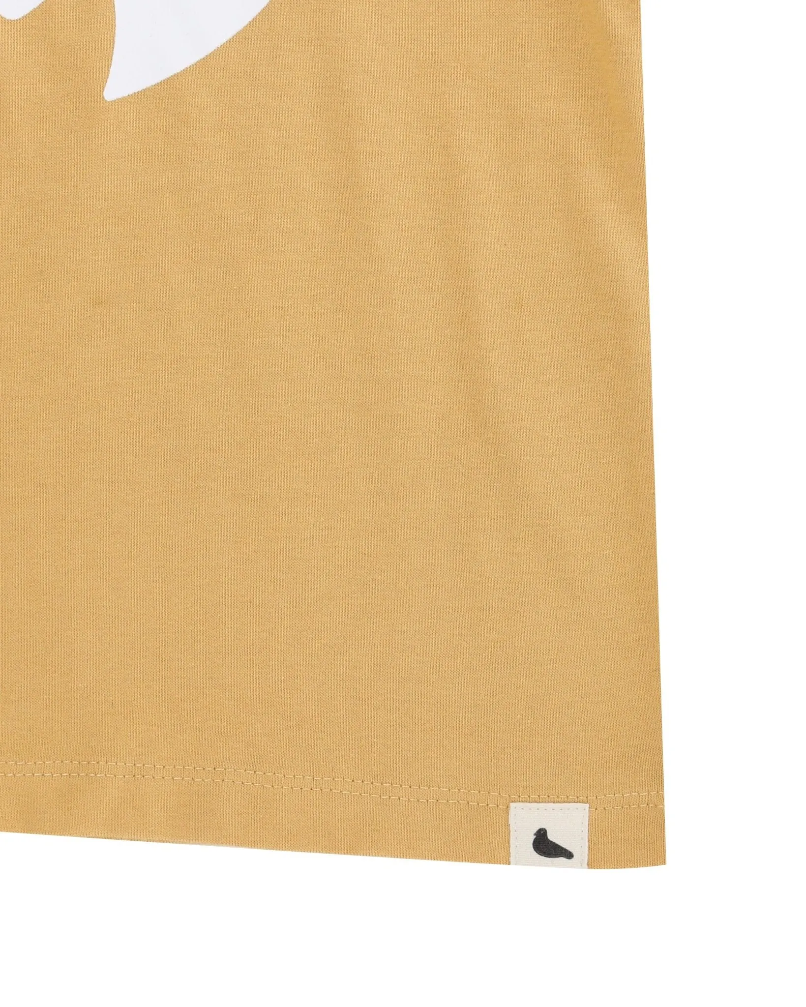 Turtledove London: Bird Motif T-Shirt - Golden