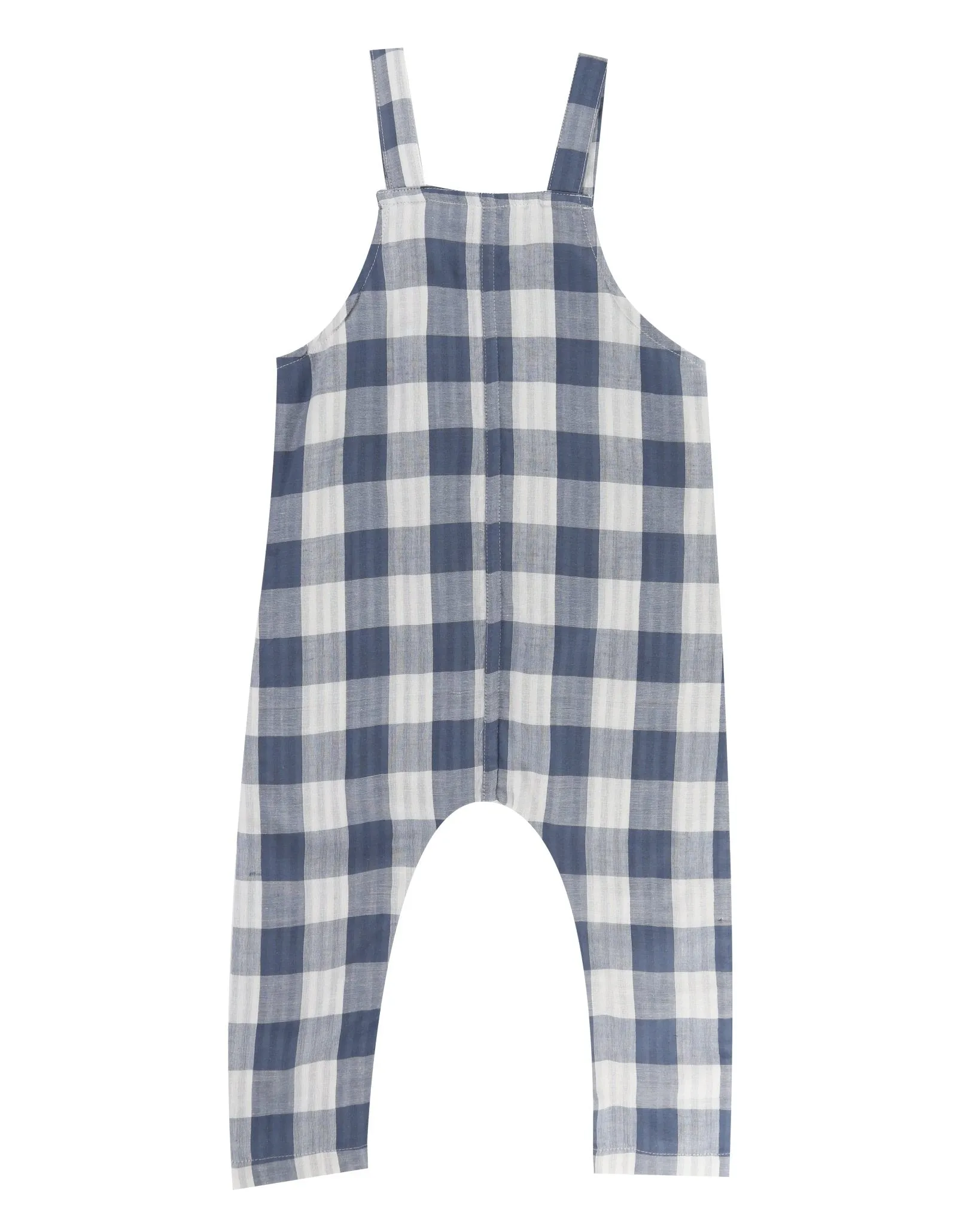 Turtledove London: Marine Check Easy Fit Reversible Dungarees