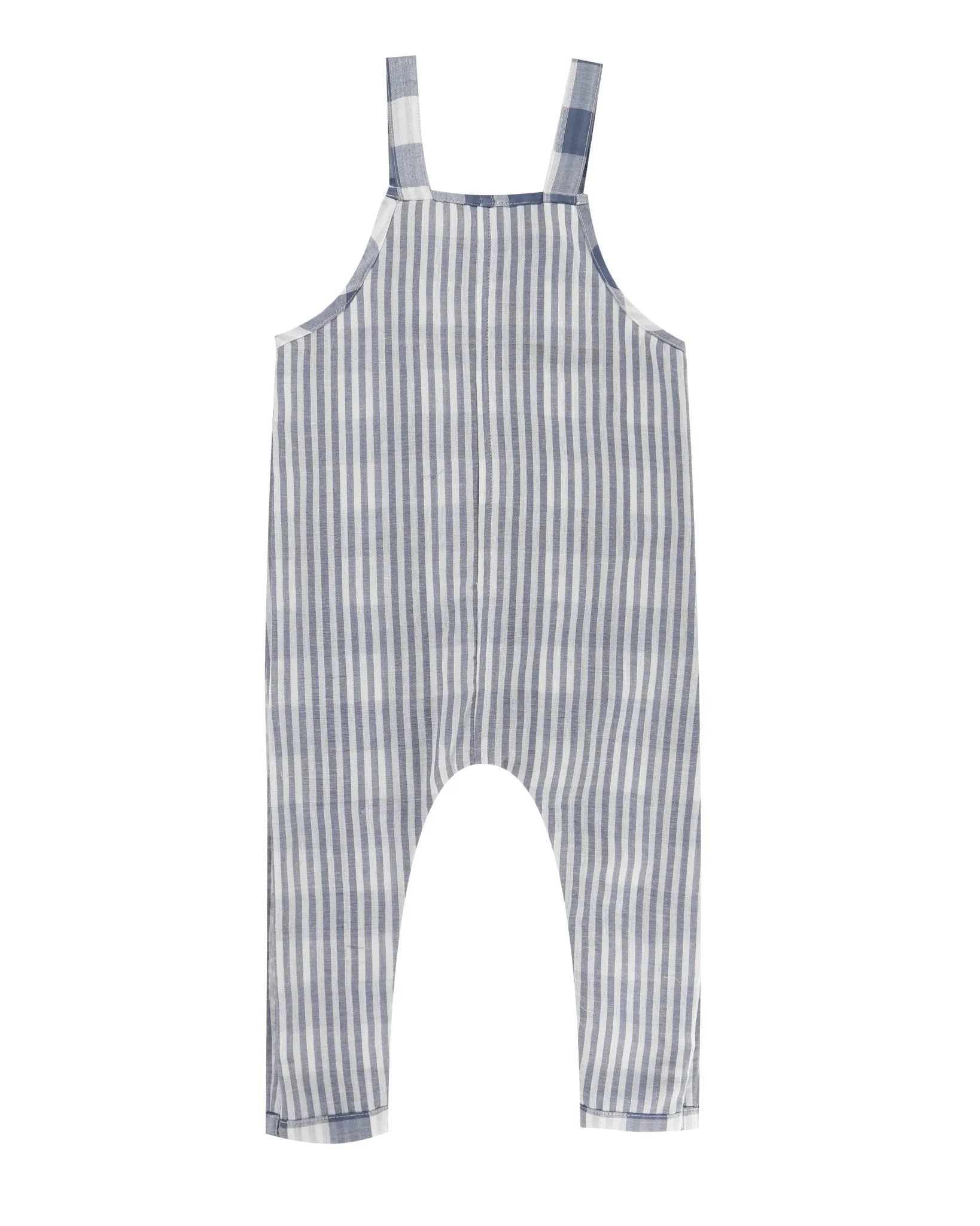 Turtledove London: Marine Check Easy Fit Reversible Dungarees
