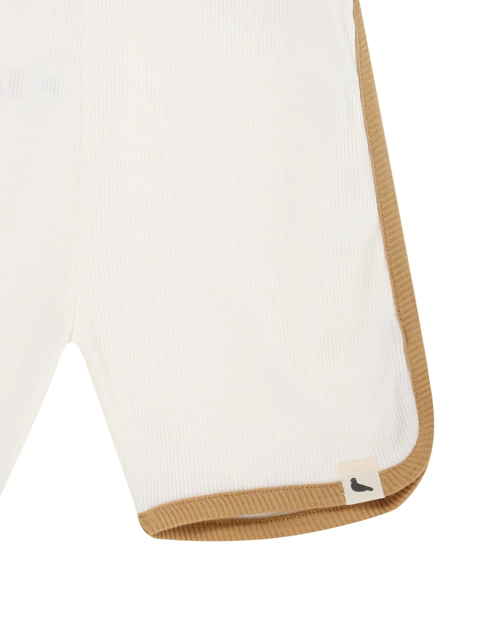 Turtledove London: Retro Rib T-Shirt & Short Set