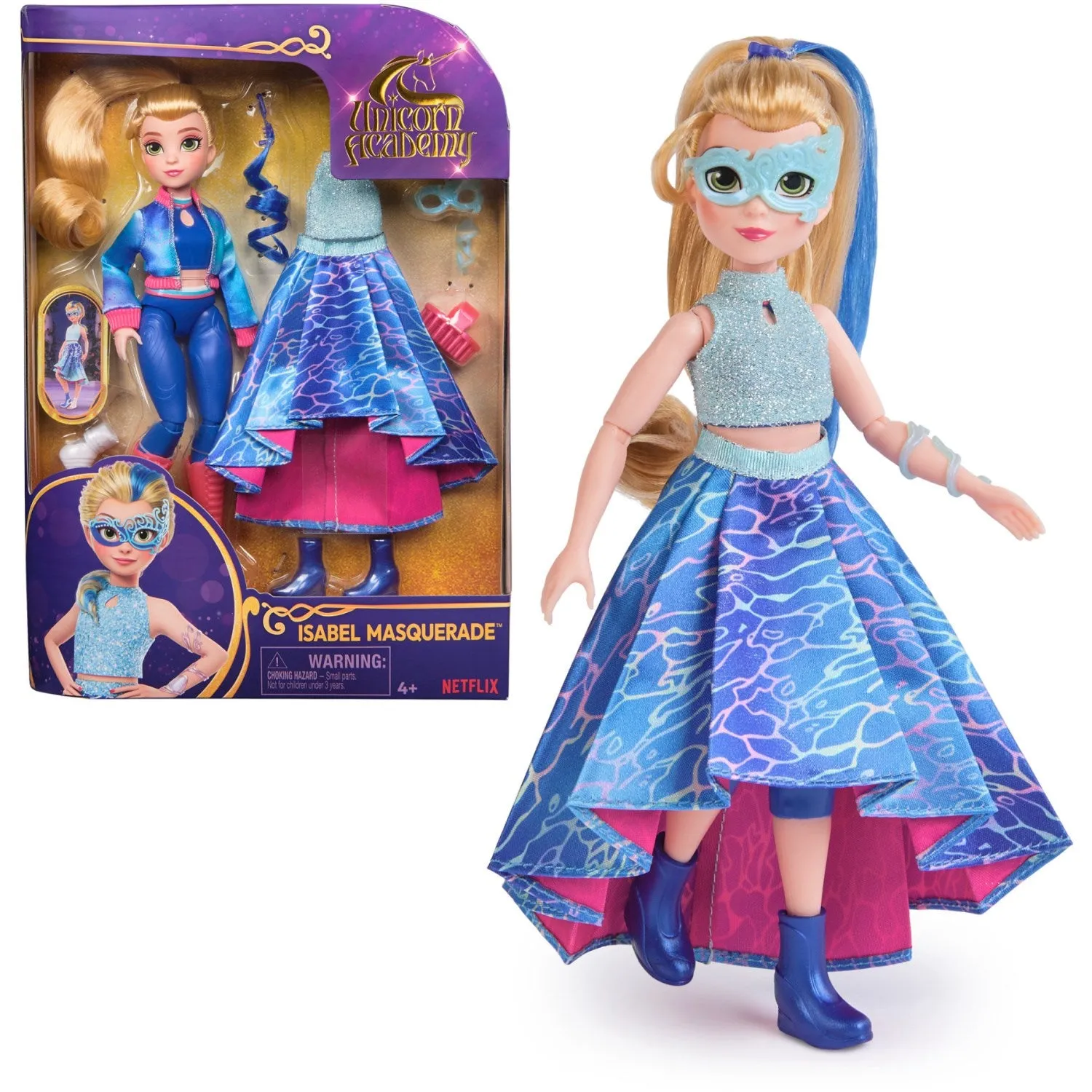 Unicorn Academy Dlx Doll Isabell Masquerade 24 Cm