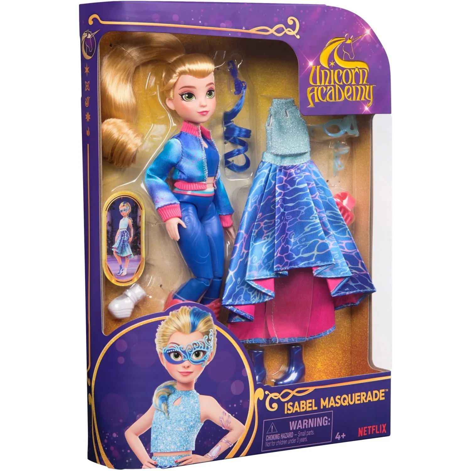 Unicorn Academy Dlx Doll Isabell Masquerade 24 Cm