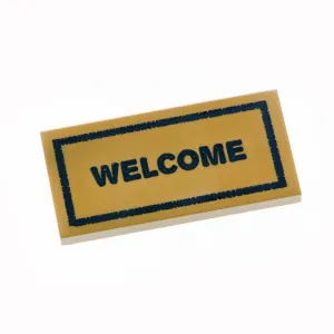 Welcome Mat - Dark Tan Citizen Brick