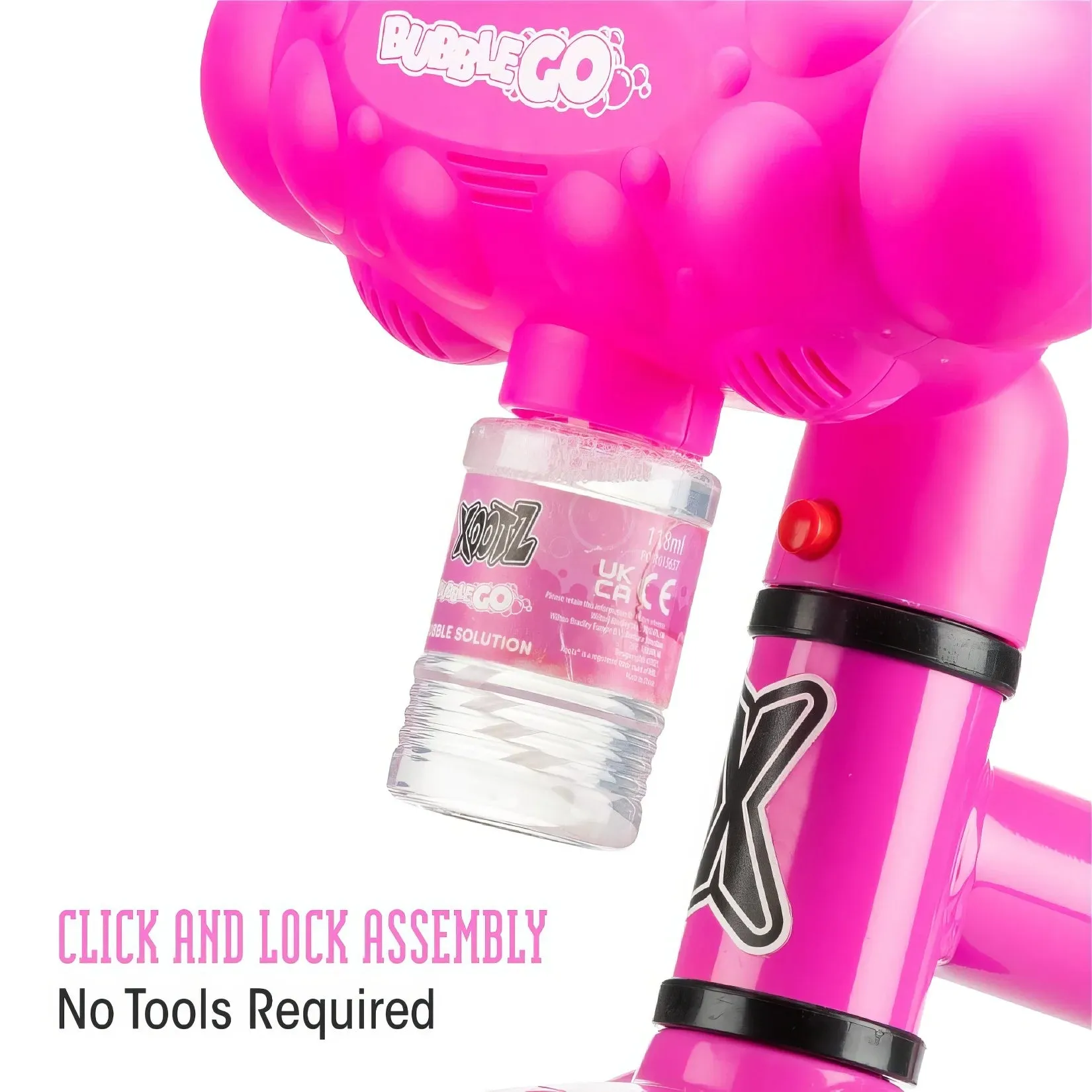 Xootz Bubble Go Trike - Kids Tricycle Pink
