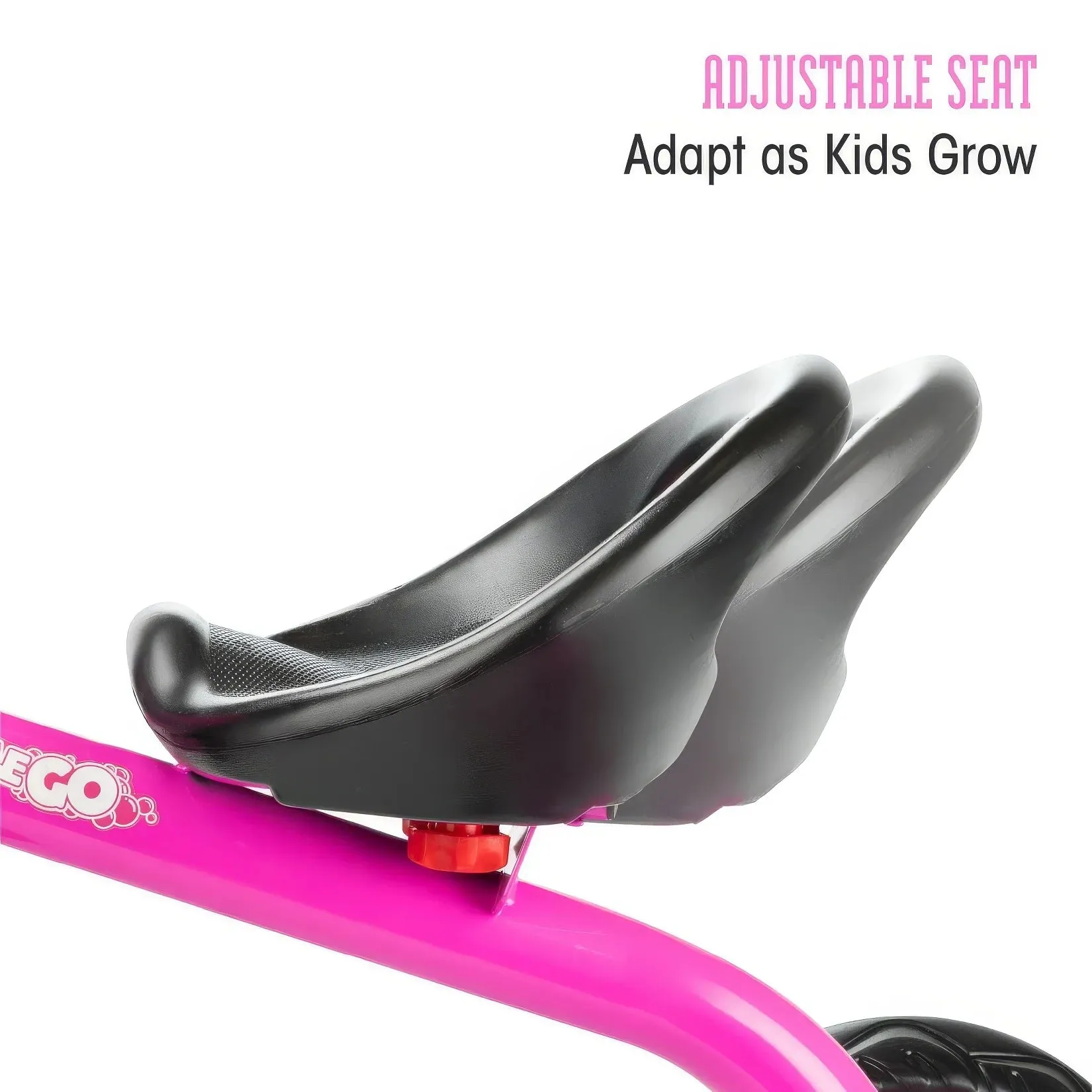 Xootz Bubble Go Trike - Kids Tricycle Pink
