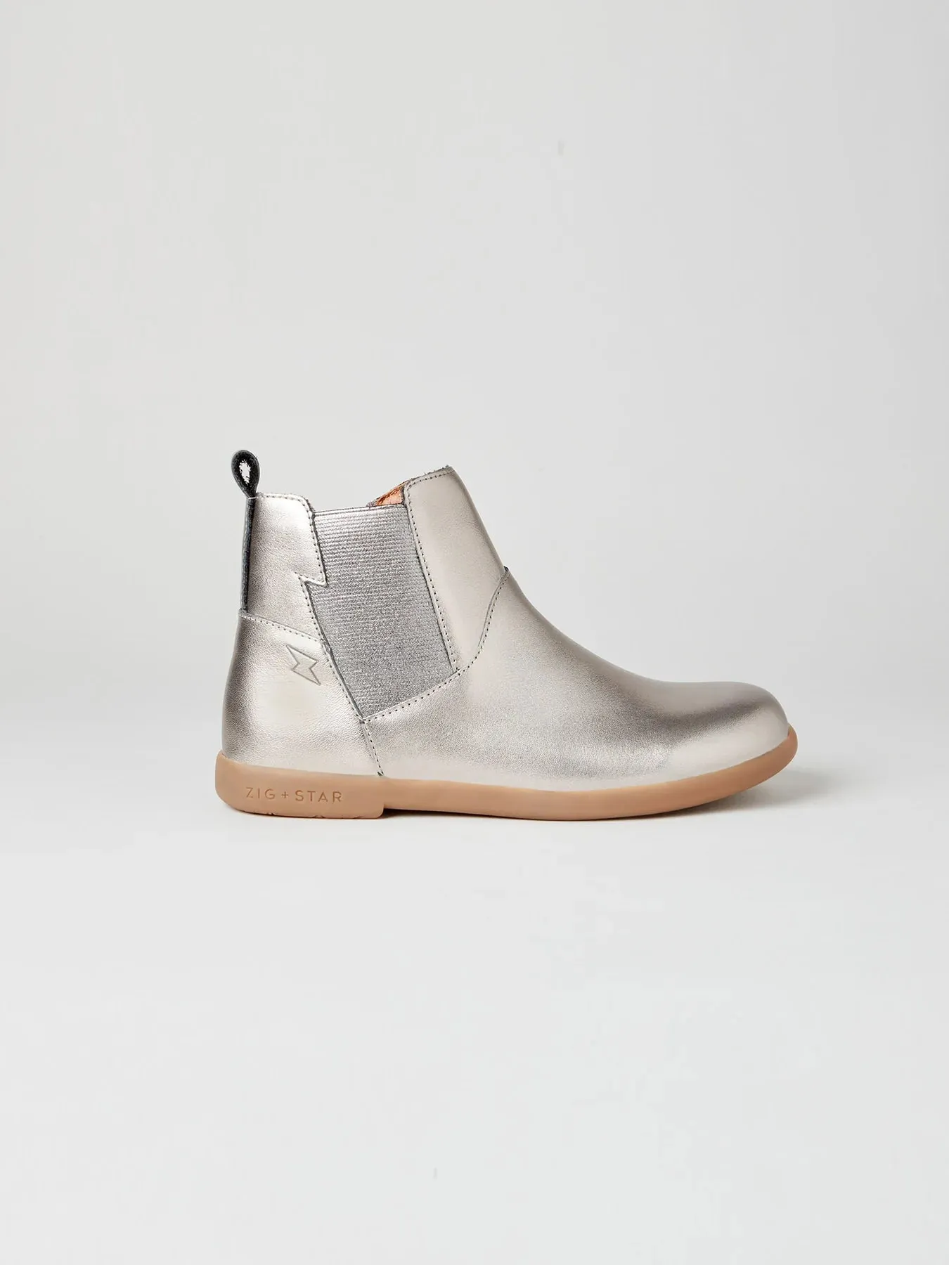 Zig   Star: Rockit Kids Boot - Pewter Moon